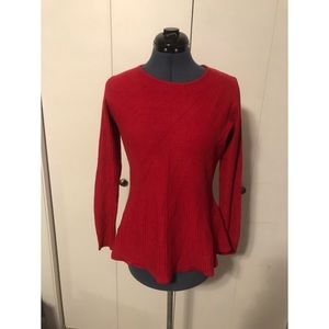 Vila Milano ribbed flare sweater